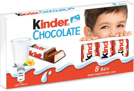 KINDER CHOCOLATE 100g mléčné čokoládky