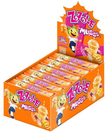 ZOZOLE MUSS DROPS 30g mango-maracuja bonbóny (balení:24ks 1ks od 0,25eur)