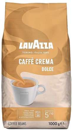 LAVAZZA CAFFE CREMA DOLCE 1kg zrnková káva