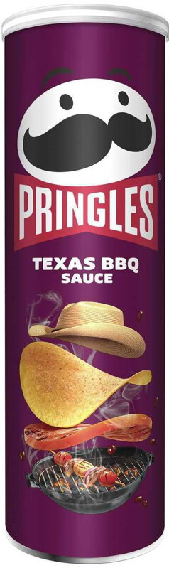 PRINGLES TEXAS BBQ 165g slaninové chipsy