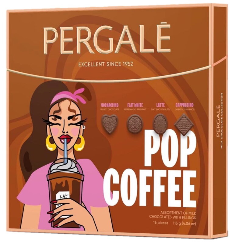 PERGALE POP COFFEE 115g kávový dezert