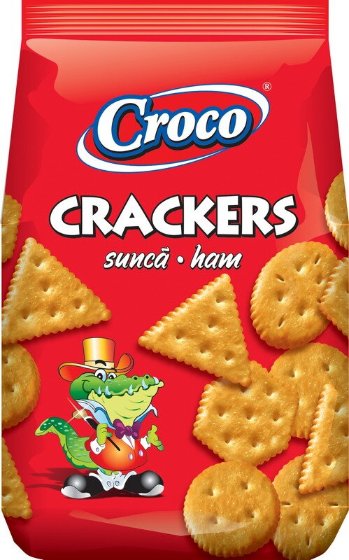 CROCO CRACKERS 100g šunkové krekry