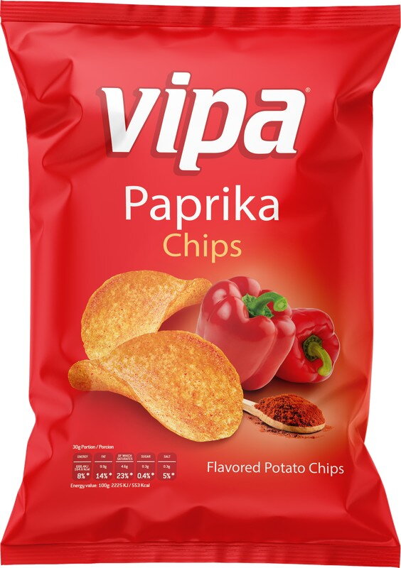 VIPA PAPRIKA 75g paprikové chipsy