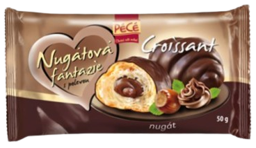 NUGÁTOVÁ FANTAZIE 50g croissant v polevě